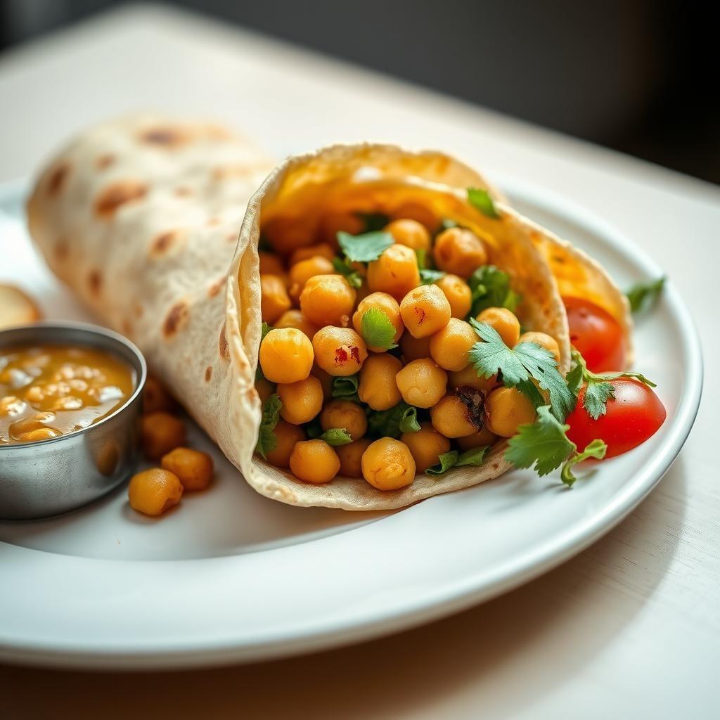 Mediterranean Chickpea Wrap Mediterranean Chickpea Wrap