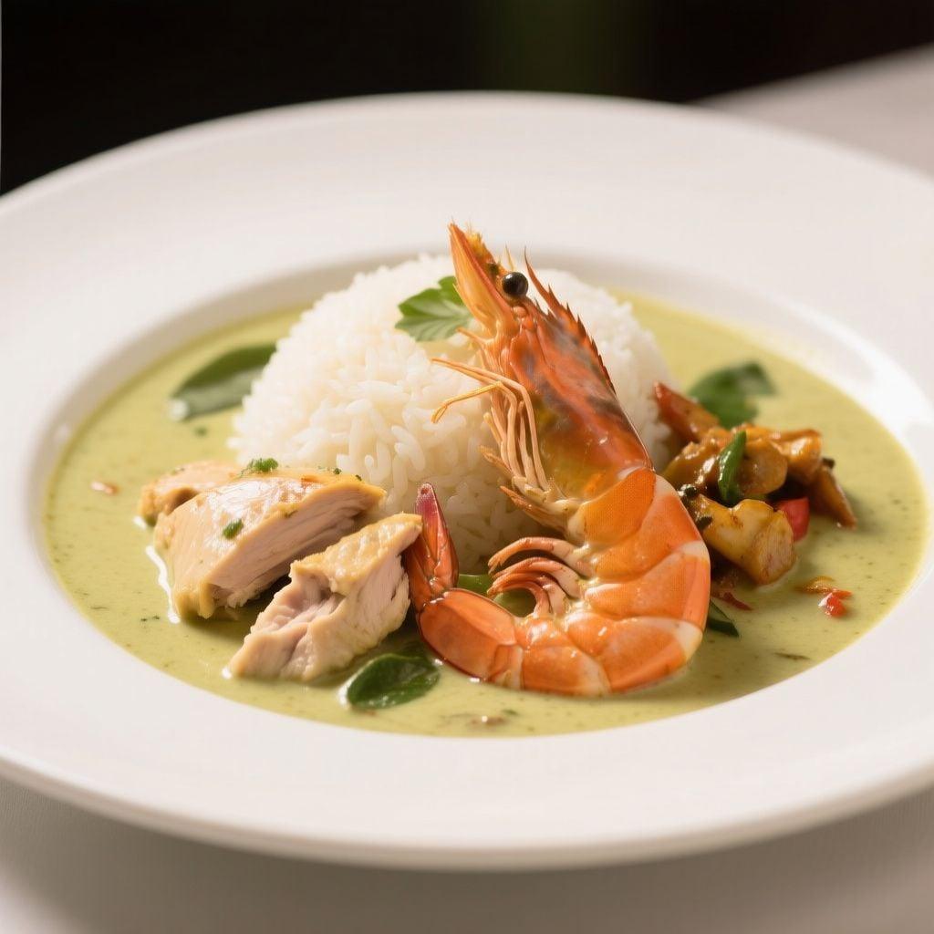 Thai Light Green Coconut Curry Thai Light Green Coconut Curry
