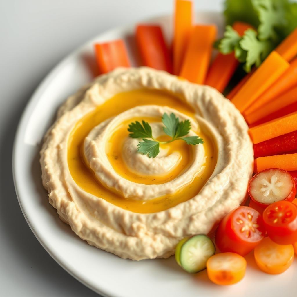 Hummus with Vegetable Crudités Hummus with Vegetable Crudités