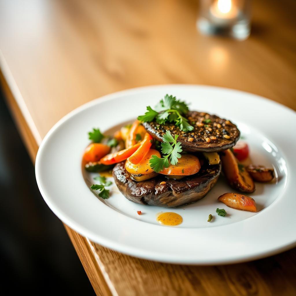 Herb-Roasted Portobello & Vegetable Fajitas Herb-Roasted Portobello & Vegetable Fajitas