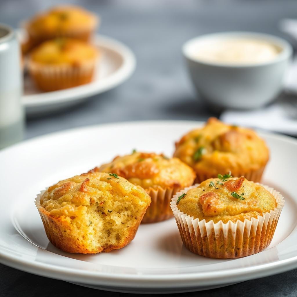 Savory Zucchini Cheddar Breakfast Muffins Savory Zucchini Cheddar Breakfast Muffins