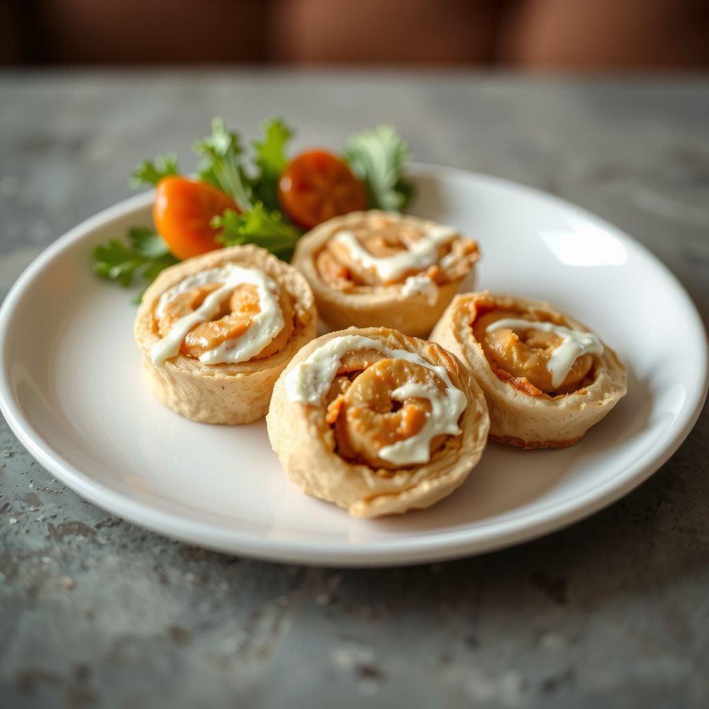 Creamy Chicken and Cheese Pinwheels Creamy Chicken and Cheese Pinwheels