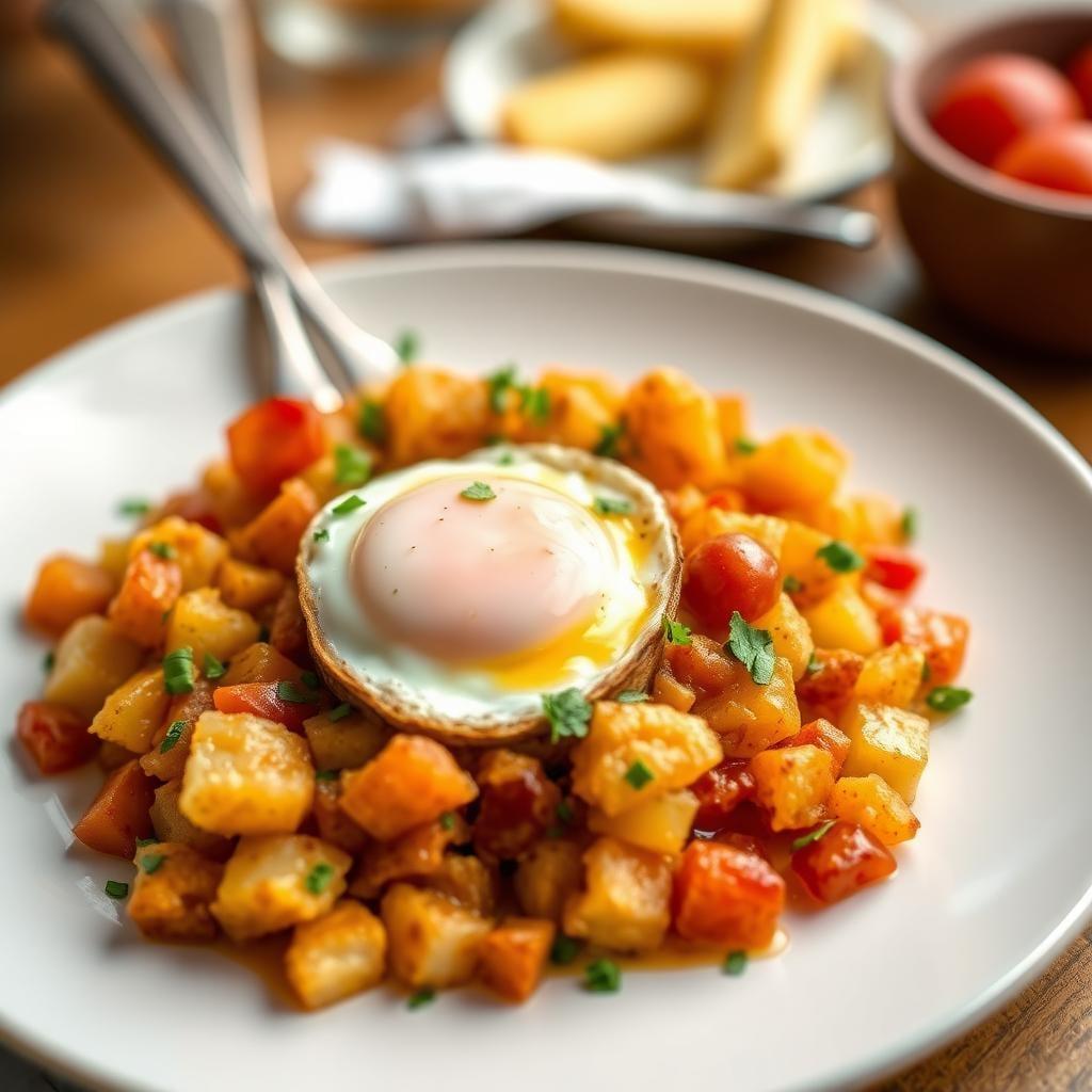 One-Pan Egg and Potato Hash One-Pan Egg and Potato Hash
