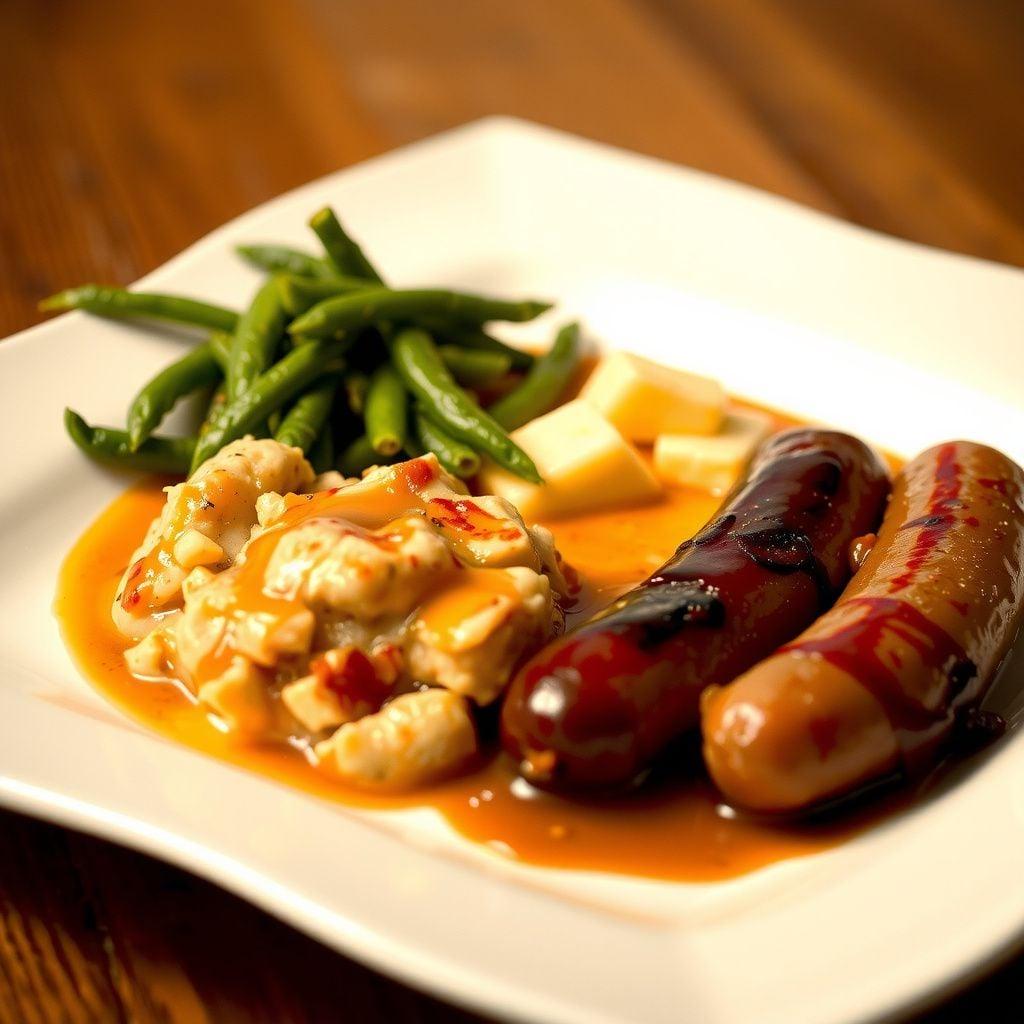 Smoked Sausage & Mash Smoked Sausage & Mash