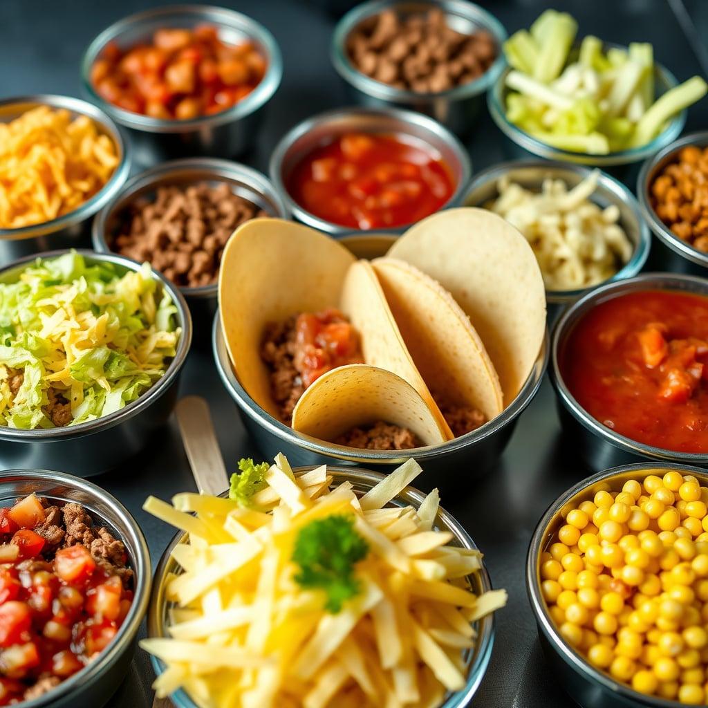 Build-Your-Own Mild Beef Taco Bar Build-Your-Own Mild Beef Taco Bar