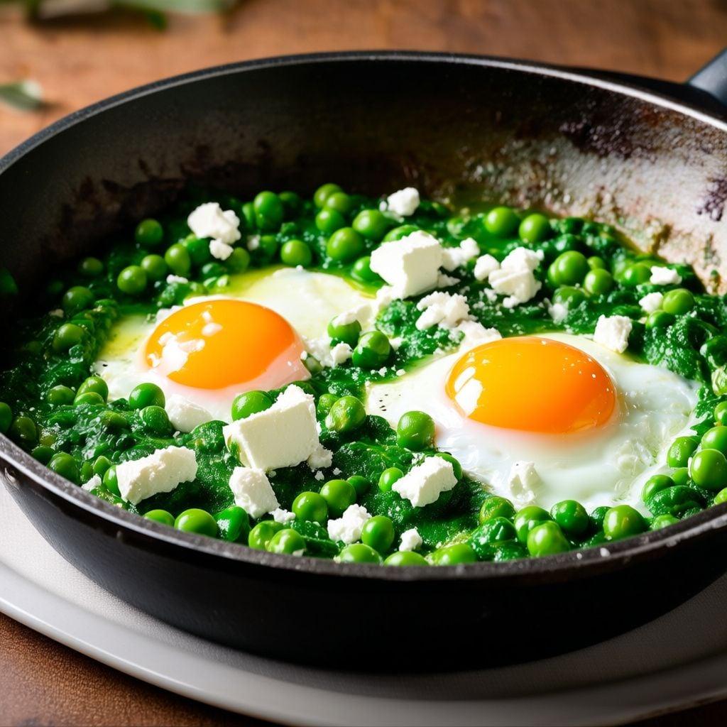 Green Spring Shakshuka with Feta Green Spring Shakshuka with Feta