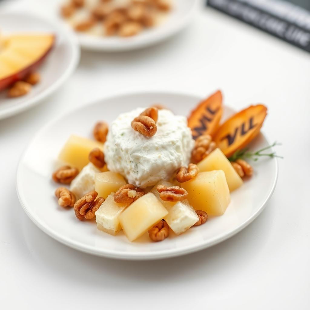Cottage Cheese with Pineapple & Walnuts Cottage Cheese with Pineapple & Walnuts