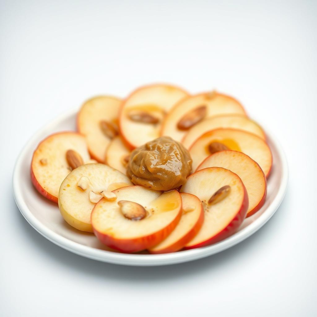 Apple Slices with Almond Butter
