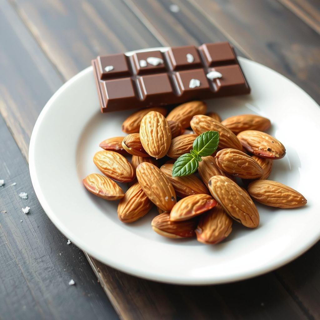 Dark Chocolate & Sea Salt Almonds Dark Chocolate & Sea Salt Almonds