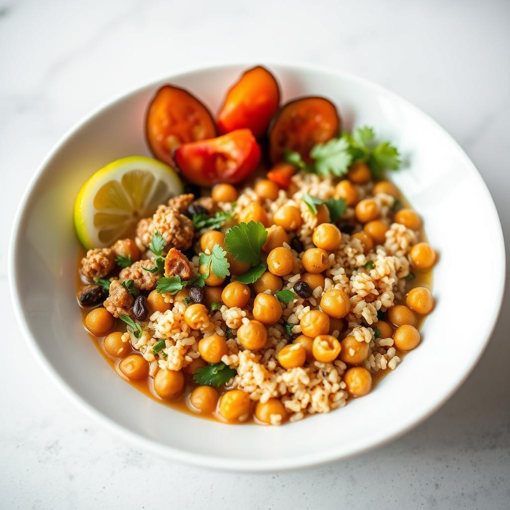 Mediterranean Chickpea and Vegetable Grain Bowl Mediterranean Chickpea and Vegetable Grain Bowl