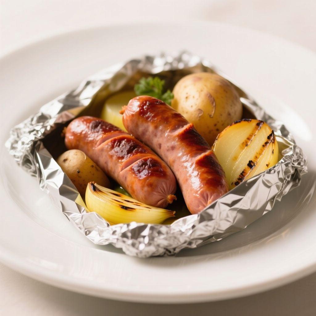 Campfire Sausage and Potato Foil Packets Campfire Sausage and Potato Foil Packets
