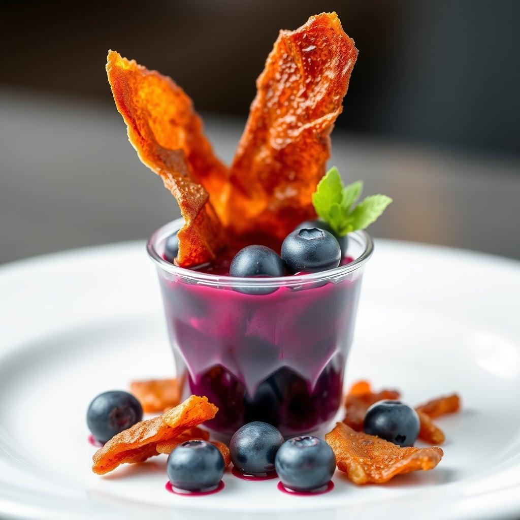 Beef Jerky & Blueberry Cup