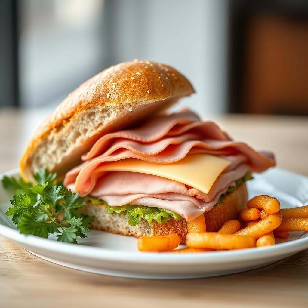 Ham and Cheese Sandwich Ham and Cheese Sandwich
