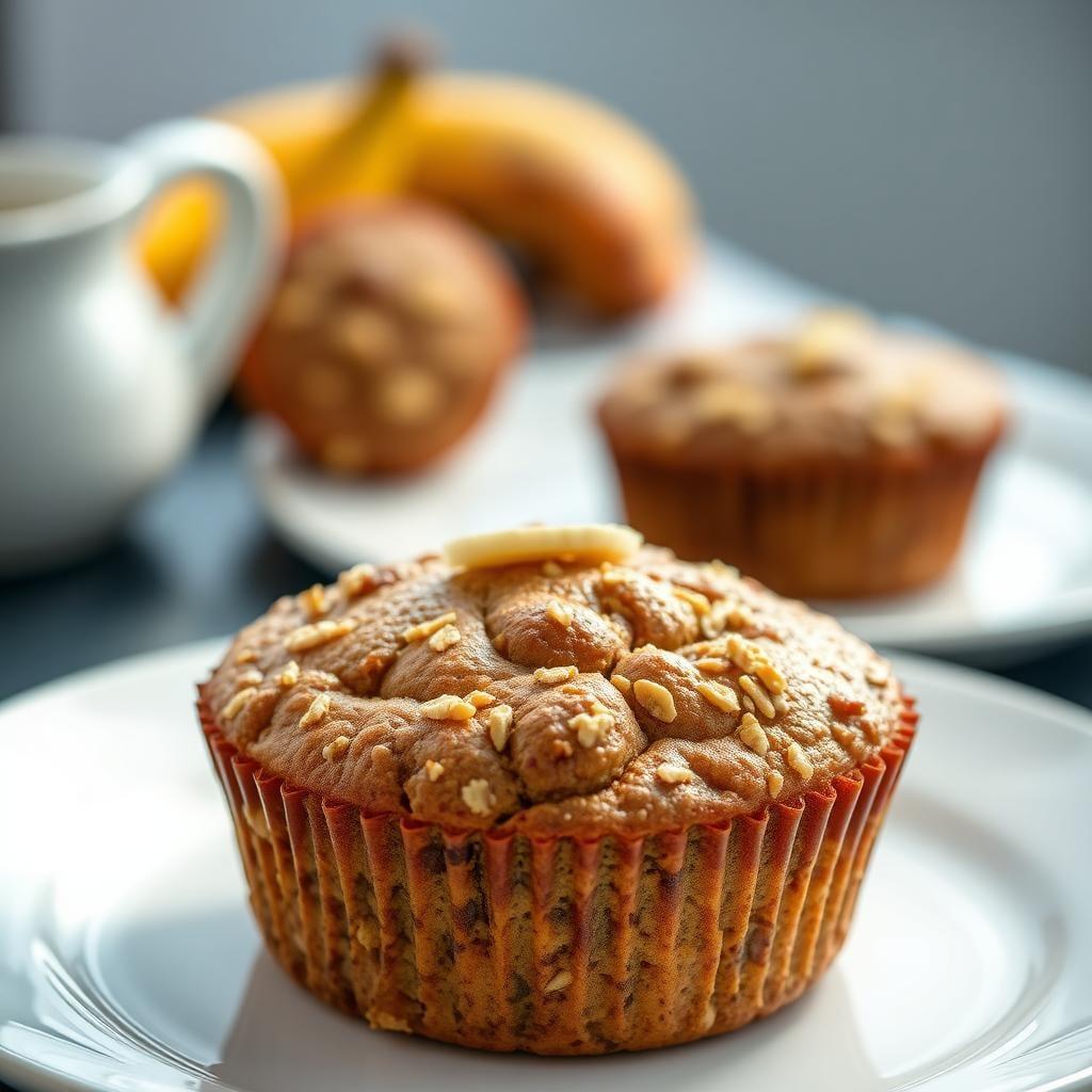 Banana Oatmeal Breakfast Muffins