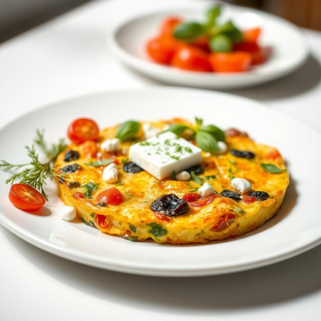 Mediterranean Vegetable Frittata with Feta Mediterranean Vegetable Frittata with Feta