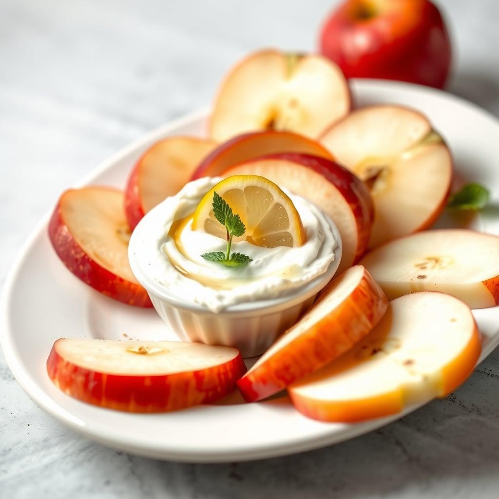 Apple Slices with High-Protein Almond Butter Dip Apple Slices with High-Protein Almond Butter Dip