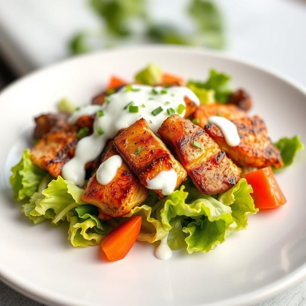 BBQ Chicken Salad with Ranch Dressing