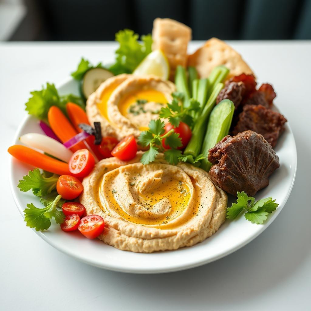 Vegetable Hummus Platter Vegetable Hummus Platter