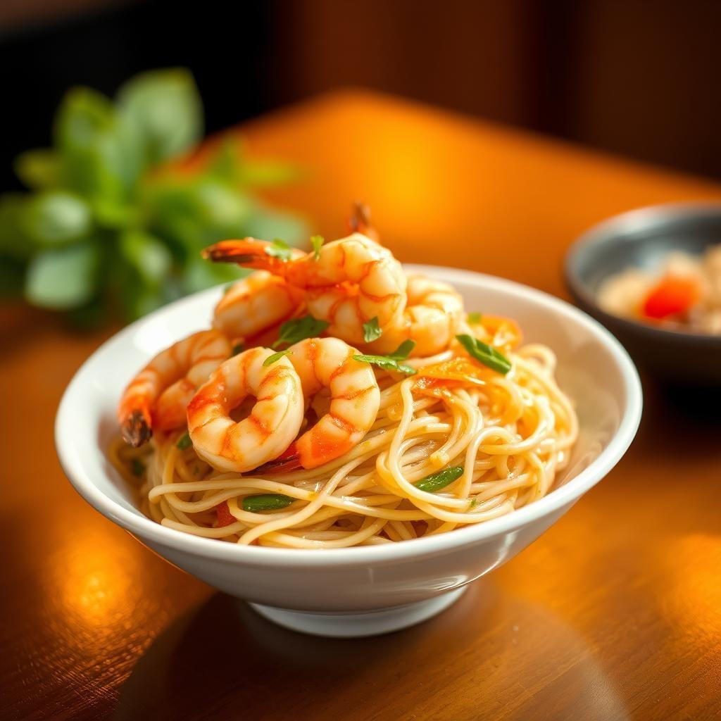 Thai-Inspired Rice Noodle Stir-Fry with Shrimp Thai-Inspired Rice Noodle Stir-Fry with Shrimp