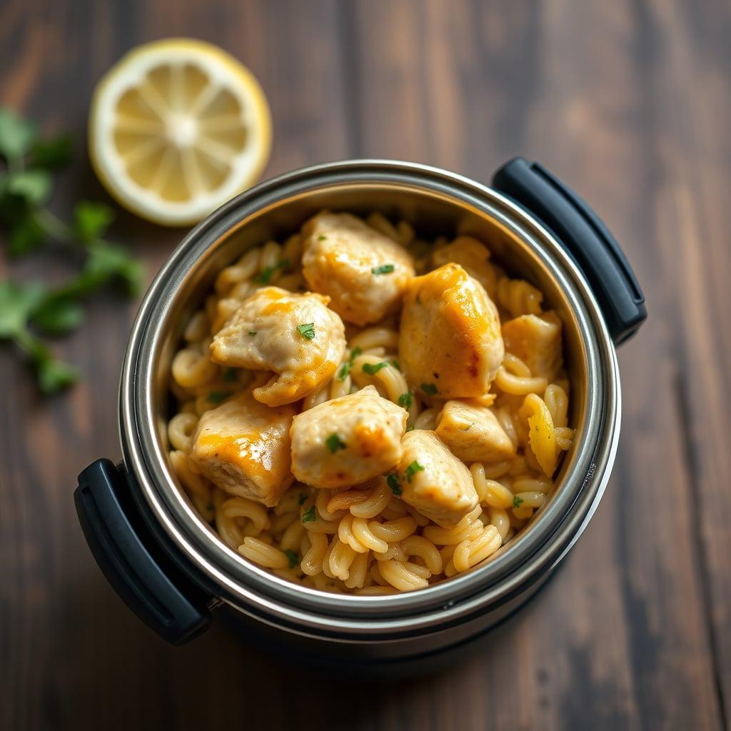 Thermos Lemon-Herb Chicken and Orzo Thermos Lemon-Herb Chicken and Orzo