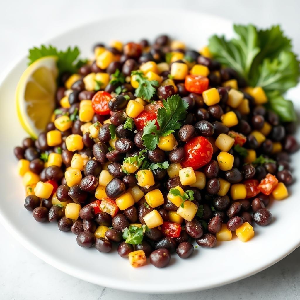 Southwest Black Bean and Corn Salad with Lime Vinaigrette Southwest Black Bean and Corn Salad with Lime Vinaigrette