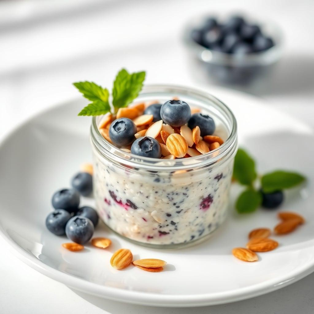 Blueberry Almond Overnight Oats