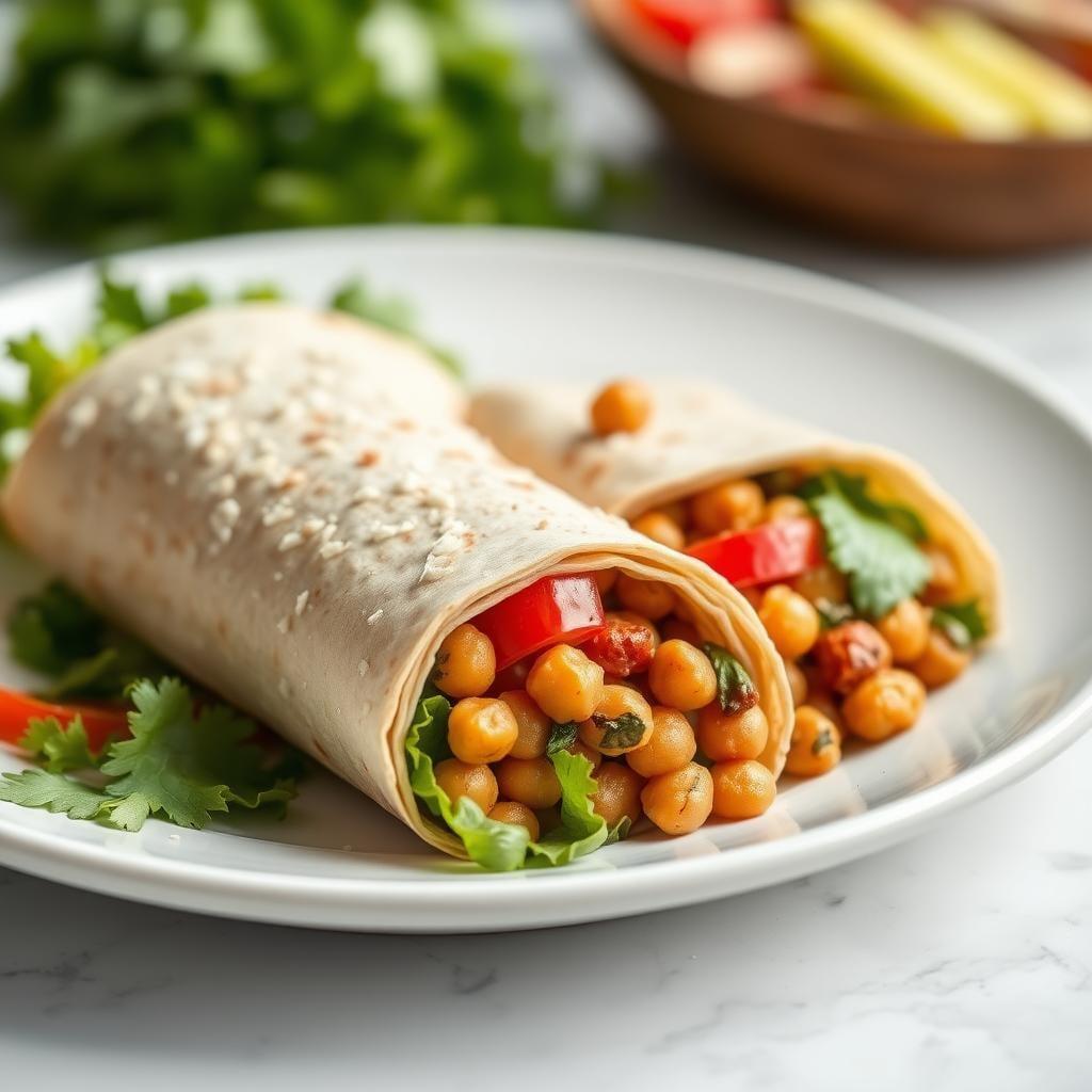 Mediterranean Chickpea Wrap Mediterranean Chickpea Wrap