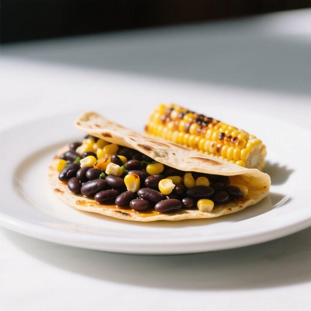 Mexican Black Bean & Roasted Corn Tostadas Mexican Black Bean & Roasted Corn Tostadas