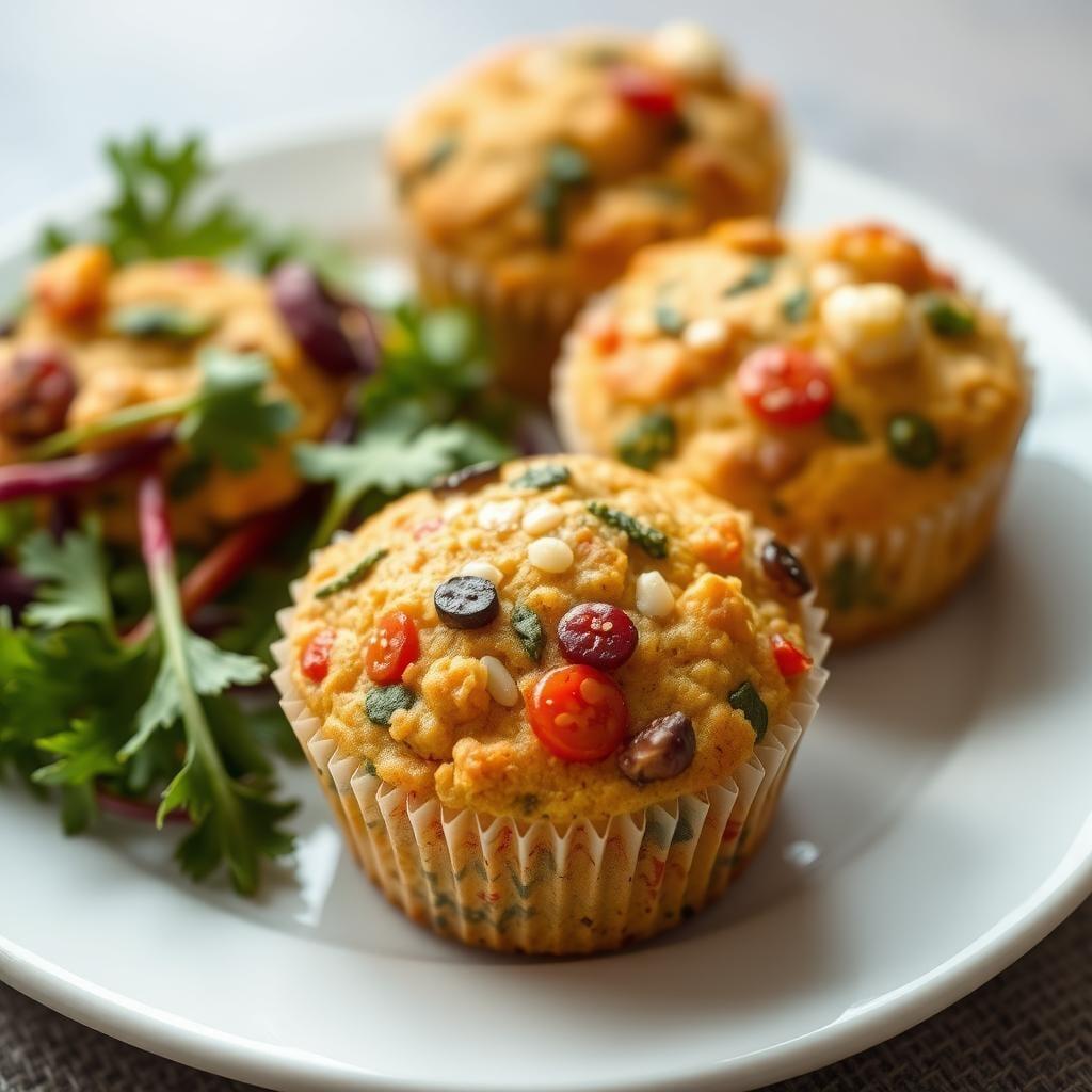 Savory Vegetable and Cheese Breakfast Muffins Savory Vegetable and Cheese Breakfast Muffins