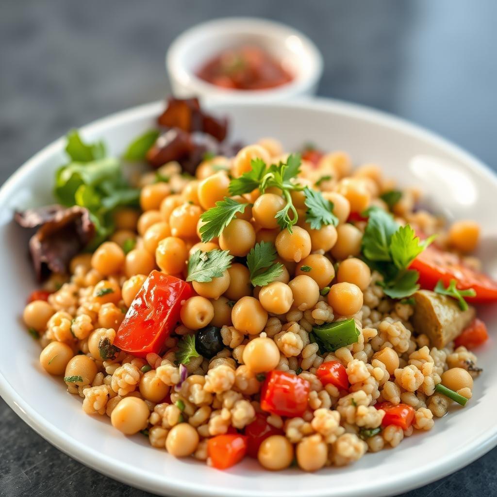 Mediterranean Chickpea & Vegetable Grain Bowl Mediterranean Chickpea & Vegetable Grain Bowl