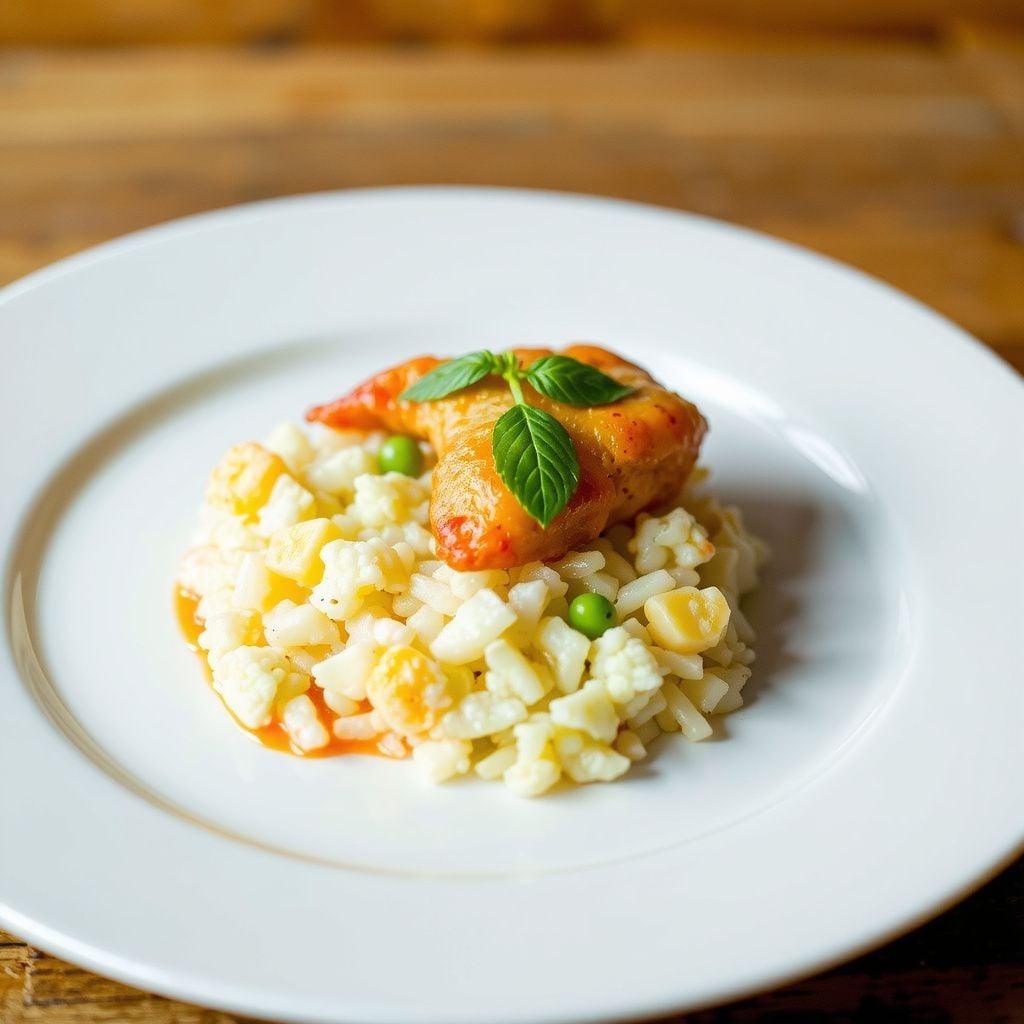 Swiss-Style Cauliflower & Rice Gratin Swiss-Style Cauliflower & Rice Gratin
