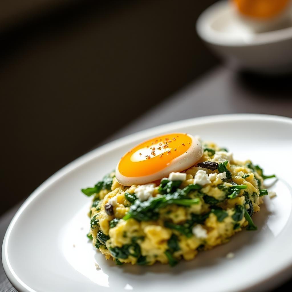 Spinach and Feta Egg Scramble Spinach and Feta Egg Scramble