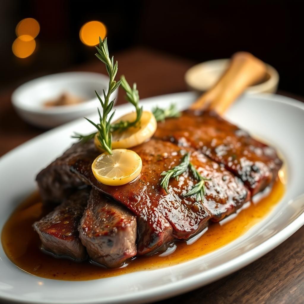 Slow-Roasted Beef with Garlic and Rosemary Slow-Roasted Beef with Garlic and Rosemary