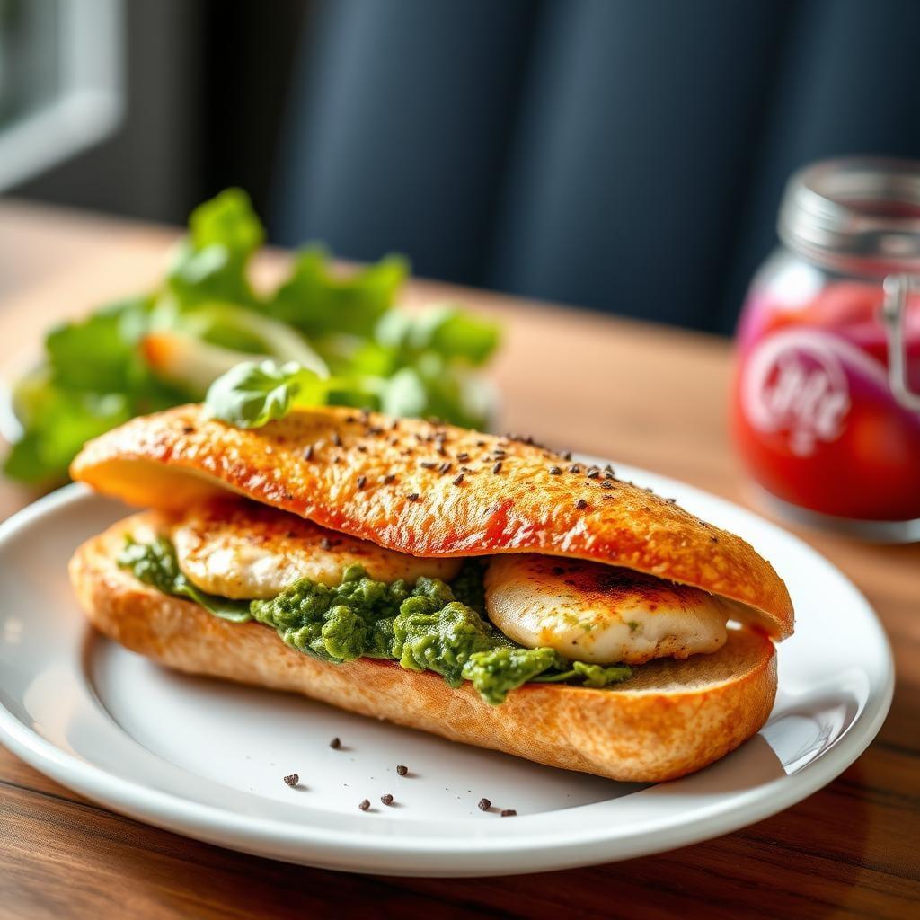 Italian Chicken Pesto Sandwich Italian Chicken Pesto Sandwich
