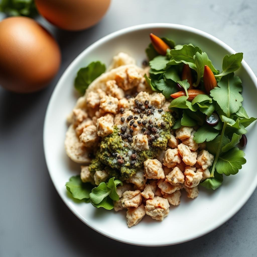 Turkey Pesto Protein Bowl Turkey Pesto Protein Bowl