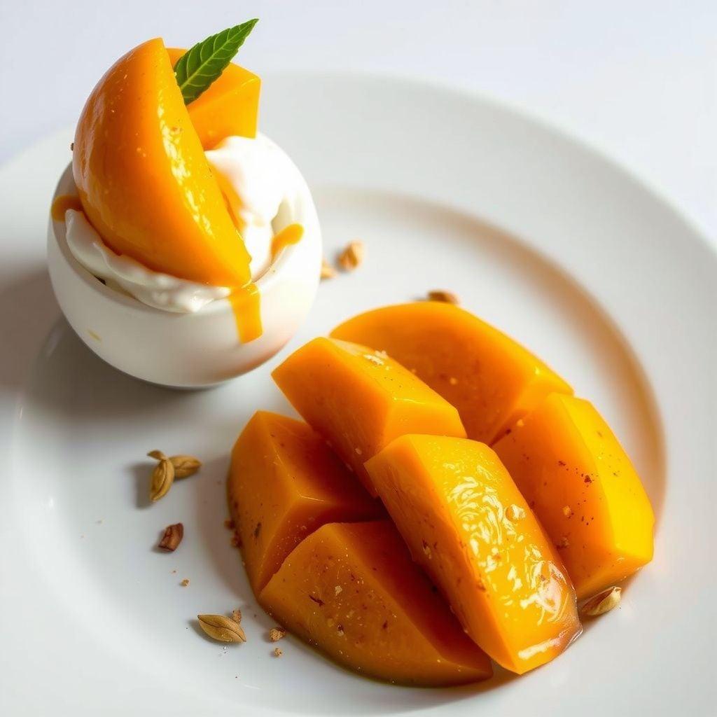 Spiced Mango & Coconut Yogurt Parfait Spiced Mango & Coconut Yogurt Parfait