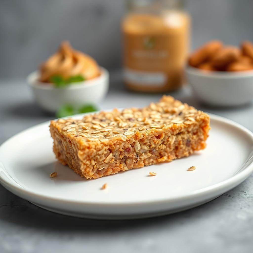 No-Bake Peanut Butter Protein Bar No-Bake Peanut Butter Protein Bar