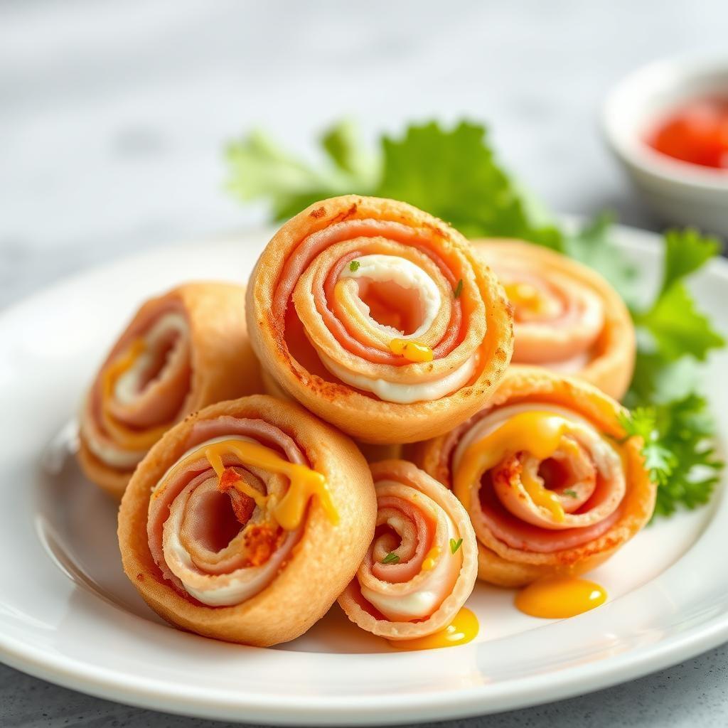 Ham and Cheese Pinwheels Ham and Cheese Pinwheels