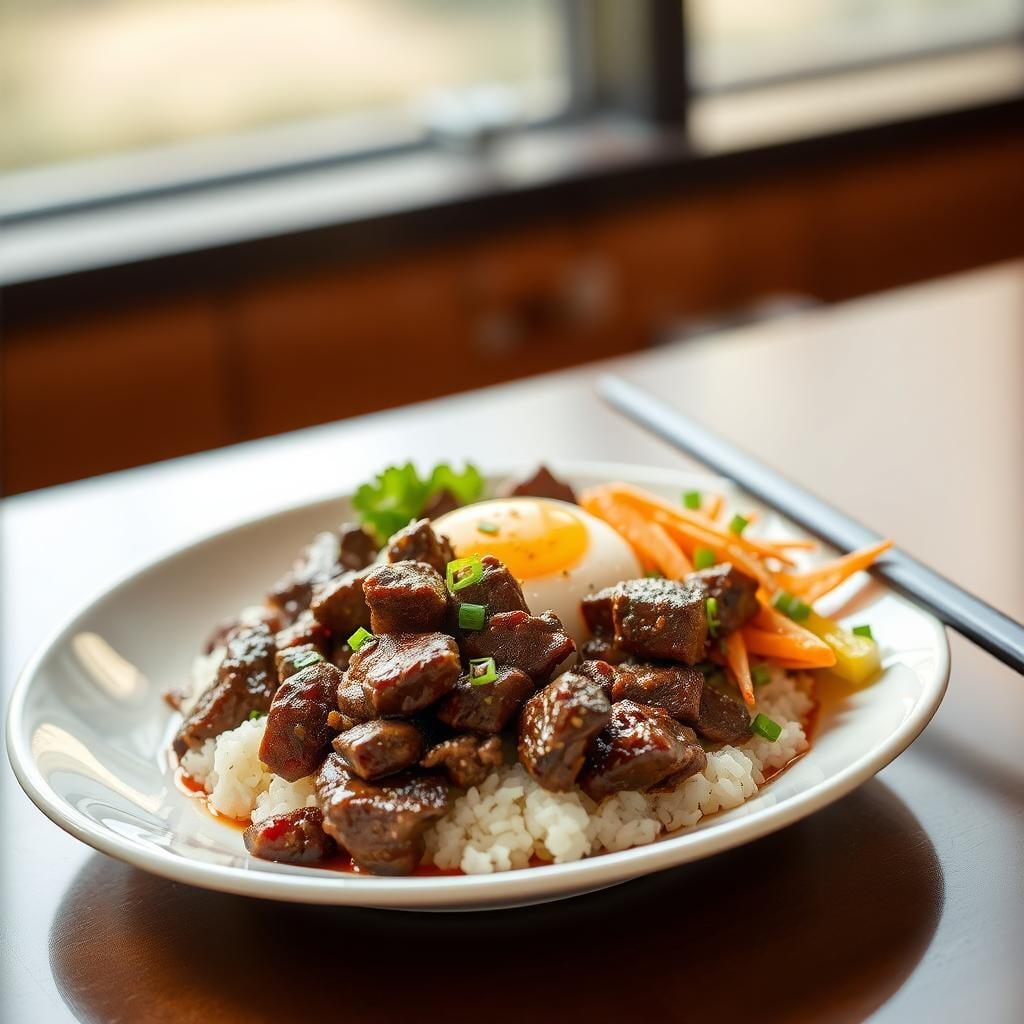 Korean-Inspired Beef Bulgogi Rice Bowl Korean-Inspired Beef Bulgogi Rice Bowl