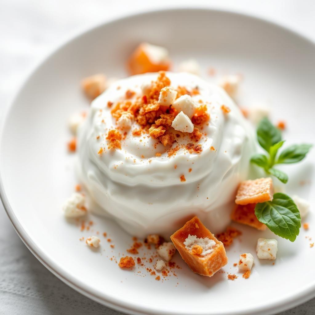 Spiced Yogurt with Feta Crumbles Spiced Yogurt with Feta Crumbles