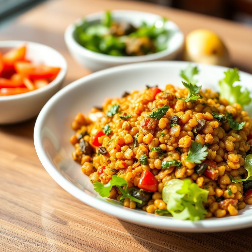 Curried Lentil & Vegetable Salad Curried Lentil & Vegetable Salad