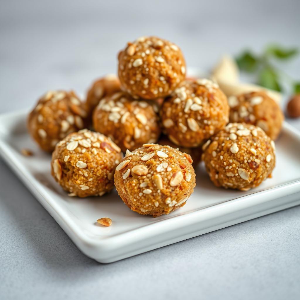 Vanilla Almond Protein Bites Vanilla Almond Protein Bites