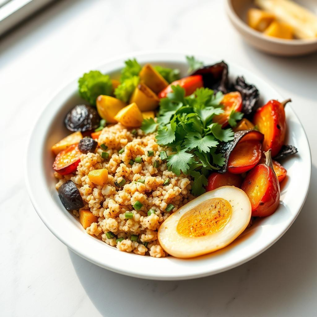 Quinoa & Roasted Vegetable Buddha Bowl Quinoa & Roasted Vegetable Buddha Bowl