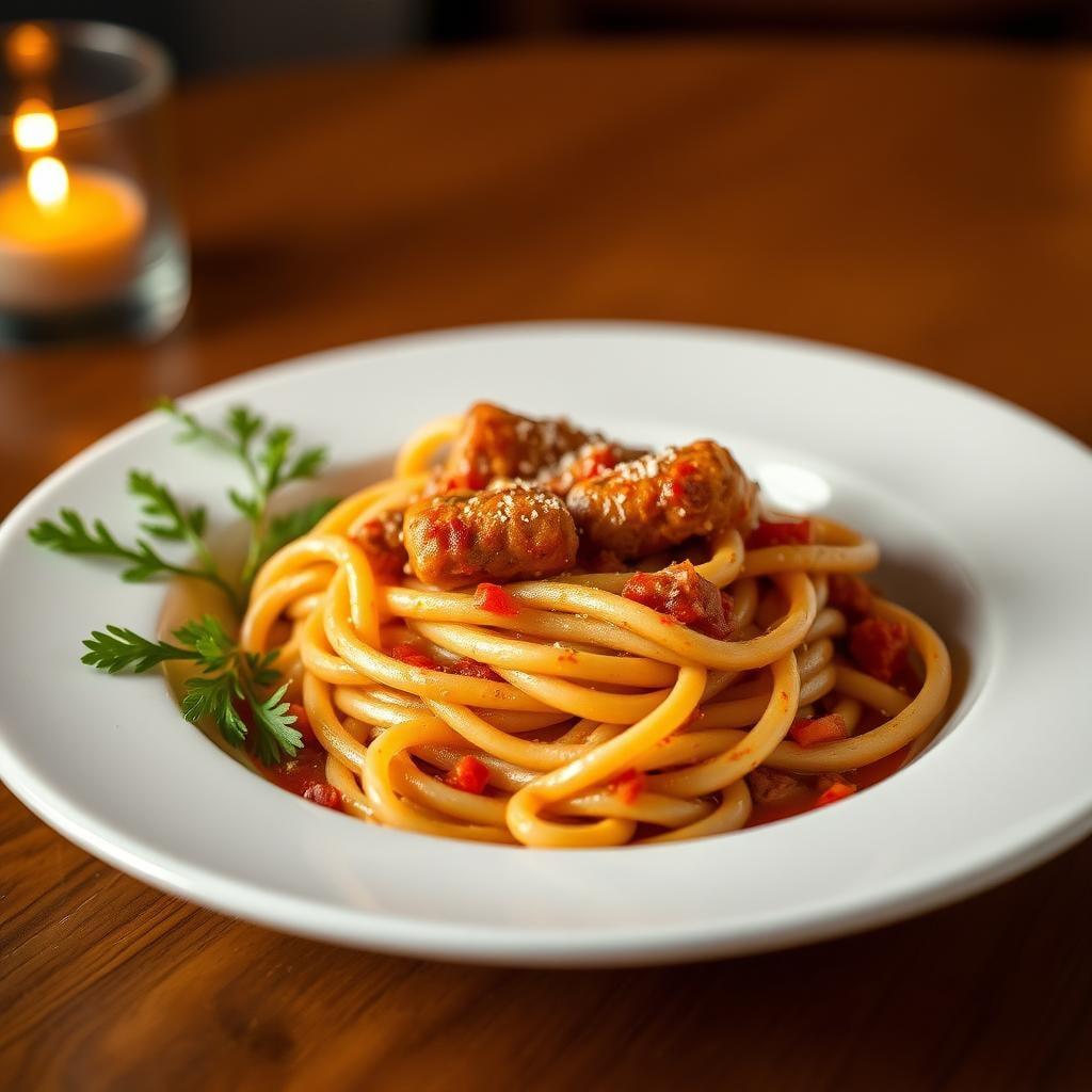 Simple Italian Sausage Pasta Simple Italian Sausage Pasta