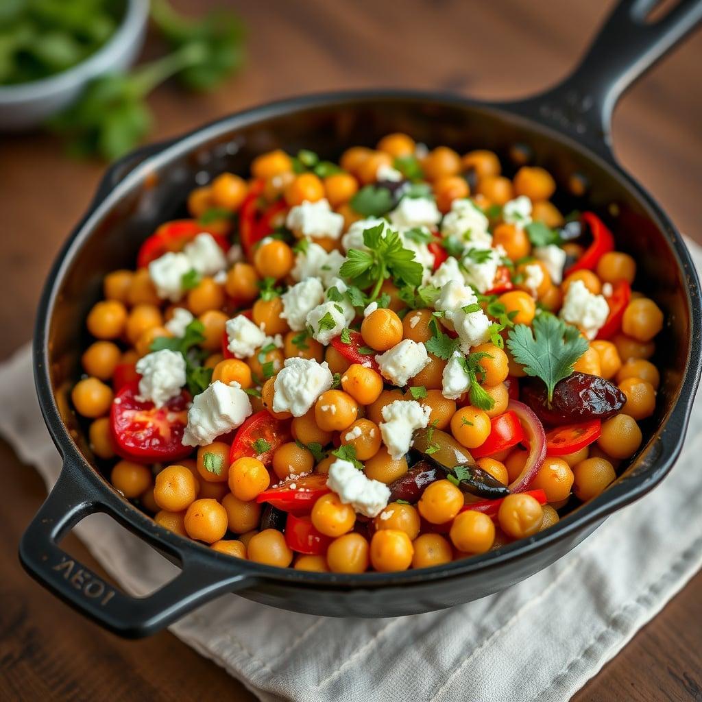 Mediterranean Chickpea and Vegetable Skillet Mediterranean Chickpea and Vegetable Skillet