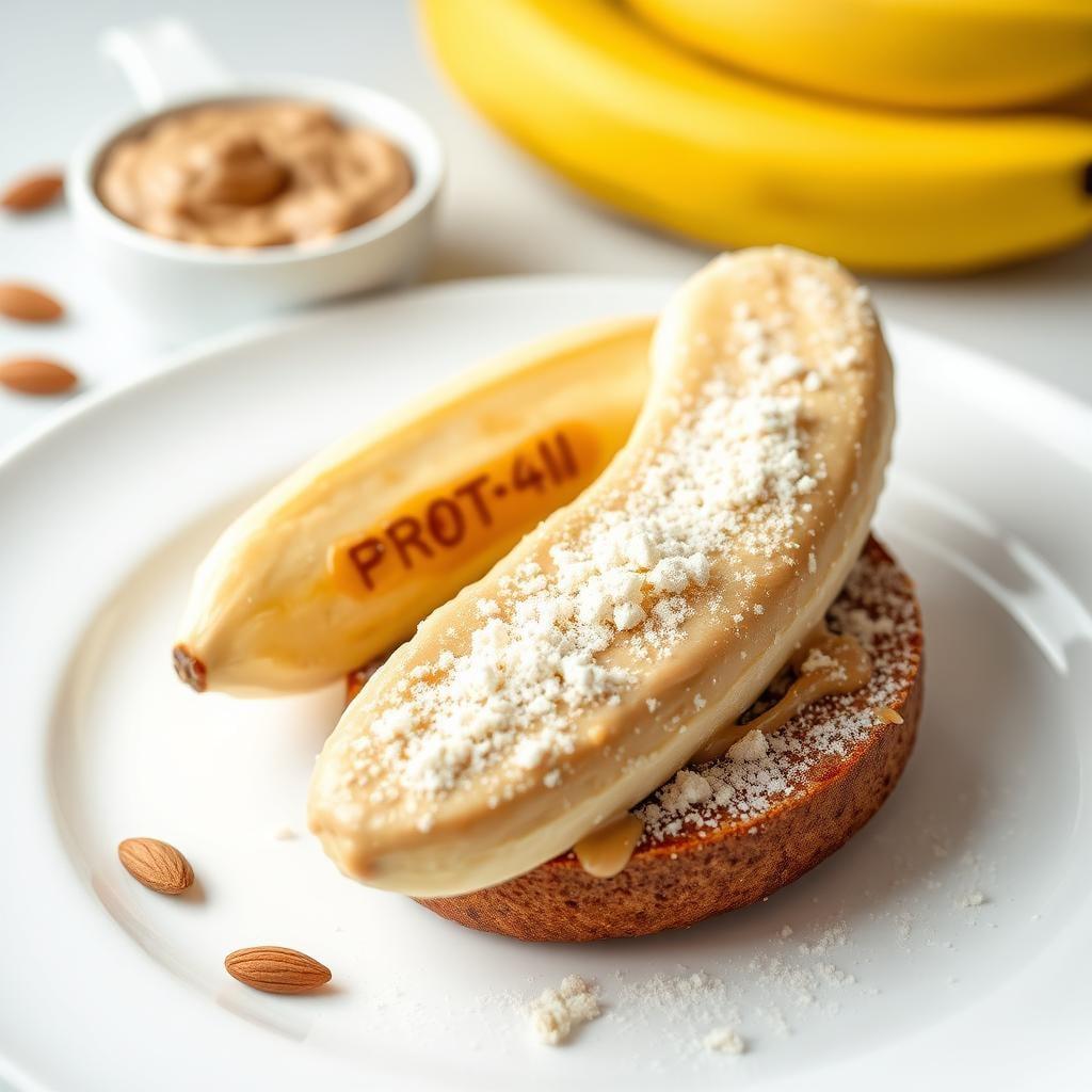 Protein-Packed Banana with Almond Butter Protein-Packed Banana with Almond Butter