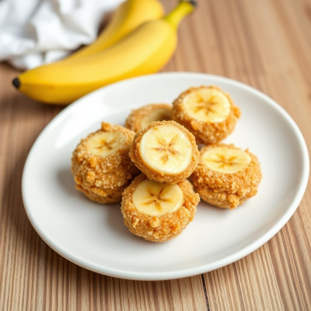 Crunchy Peanut Butter Banana Bites Crunchy Peanut Butter Banana Bites