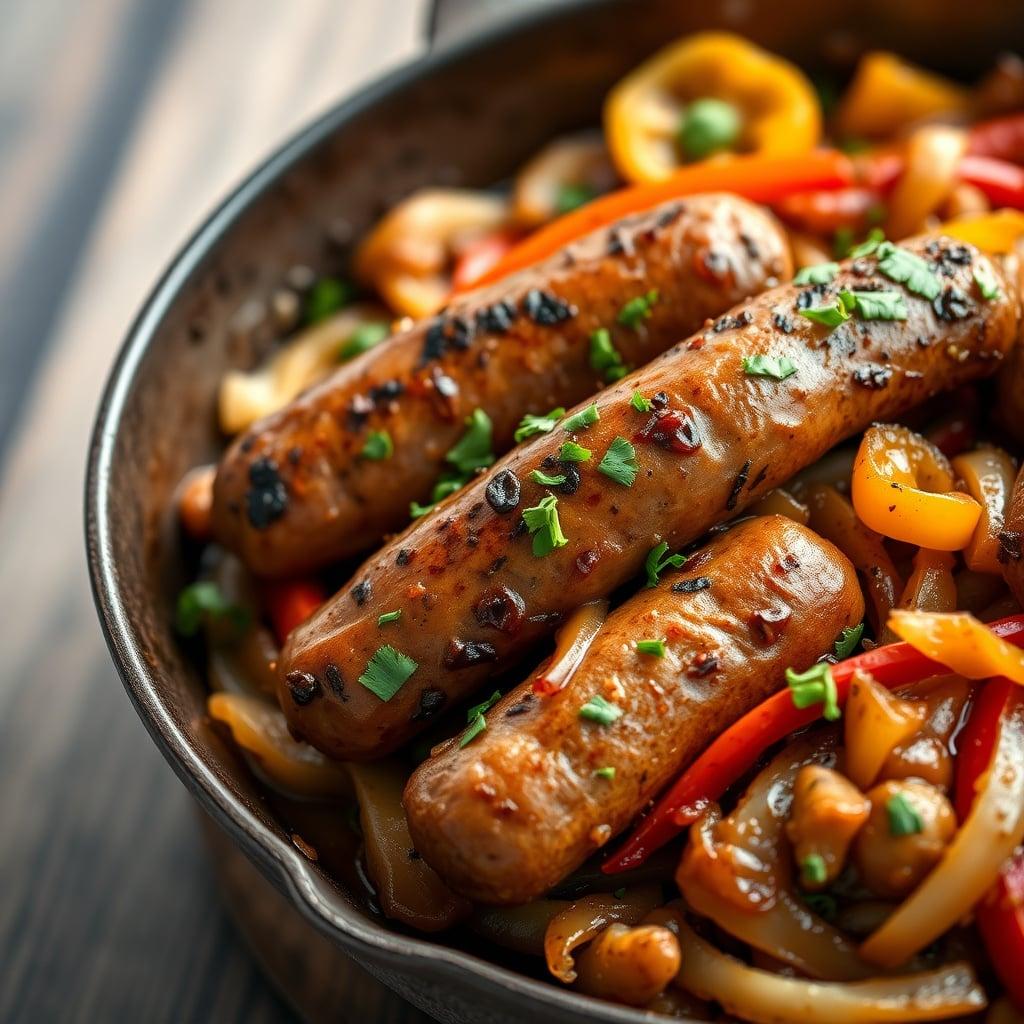 One-Pan Italian Sausage with Peppers and Onions One-Pan Italian Sausage with Peppers and Onions