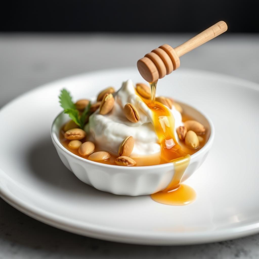 Greek Yogurt with Honey & Pistachios Greek Yogurt with Honey & Pistachios