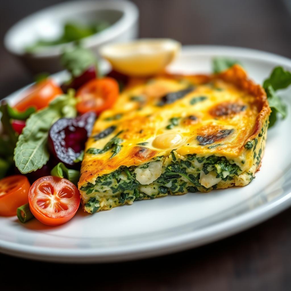 Savory Spinach Breakfast Frittata Savory Spinach Breakfast Frittata